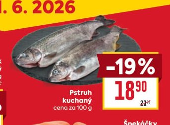 Pstruh kuchaný - BILLA aktualniletaky.eu