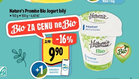 Nature's Promise Bio Jogurt bílý