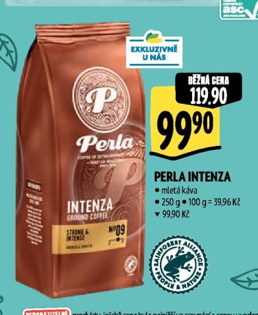 Perla Intenza mletá káva