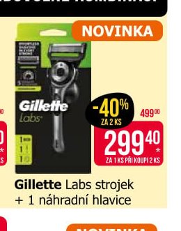 Gillette Labs strojek + 1 náhradní hlavice - Teta drogerie aktualniletaky.eu