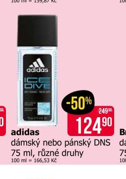 adidas dámský nebo pánský DNS 75 ml - Teta drogerie aktualniletaky.eu