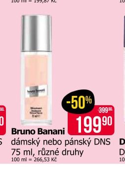 Bruno Banani dámský nebo pánský DNS 75 ml - Teta drogerie aktualniletaky.eu