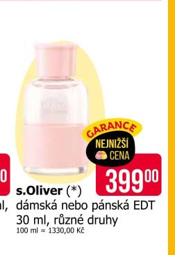 s.Oliver (*) dámská nebo pánská EDT 30 ml - Teta drogerie aktualniletaky.eu