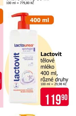 Lactovit tělové mléko 400 ml - Teta drogerie aktualniletaky.eu