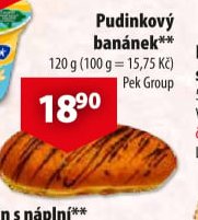 Pudinkový banánek