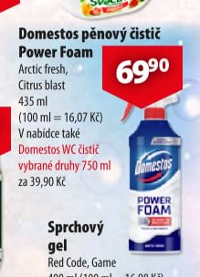 Domestos pěnový čistič Power Foam