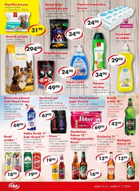 aktuální leták CBA 24.6.2026-5.7.2026