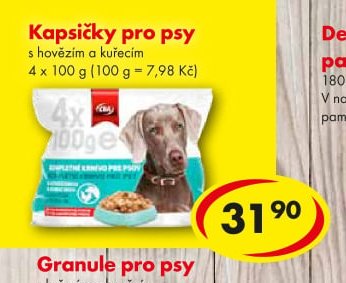 Kapsičky pro psy s hovězím a kuřecím - CBA aktualniletaky.eu
