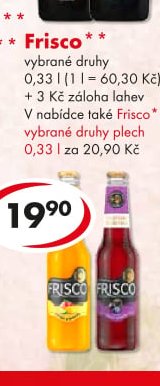 Frisco** vybrané druhy - CBA aktualniletaky.eu
