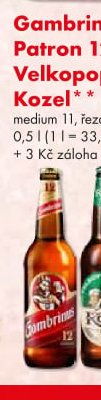 Gambrinus Patron 12** - CBA aktualniletaky.eu