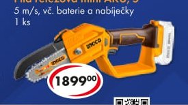 Pila řetězová mini AKU - CBA aktualniletaky.eu