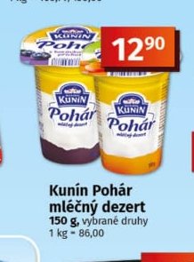 Kunín Pohár mléčný dezert - COOP aktualniletaky.eu