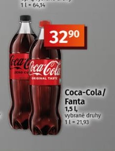 Coca-Cola/Fanta - COOP aktualniletaky.eu