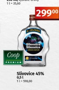 Slivovice 45% - COOP aktualniletaky.eu