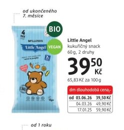 Little Angel kukuřičný snack