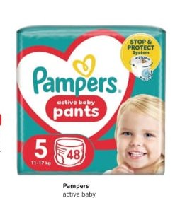 Pampers active baby jumbo pack plenkové kalhoty