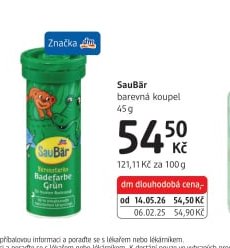 SauBär barevná koupel