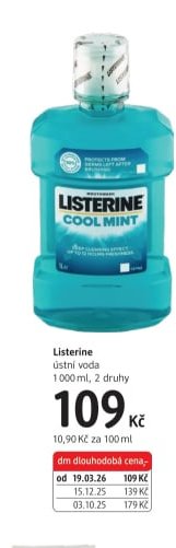 Listerine ústní voda