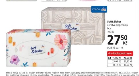 Soft&Sicher 4vrstvé kapesníky