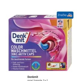 Denkmit COLOR WASCHMITTEL 3IN1 AKTIV CAPS