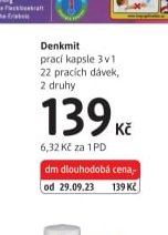 Denkmit prací kapsle 3 v 1