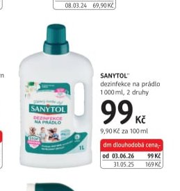 SANYTOL dezinfekce na prádlo