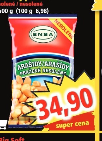 Ensa Arašídy pražené - Norma aktualniletaky.eu