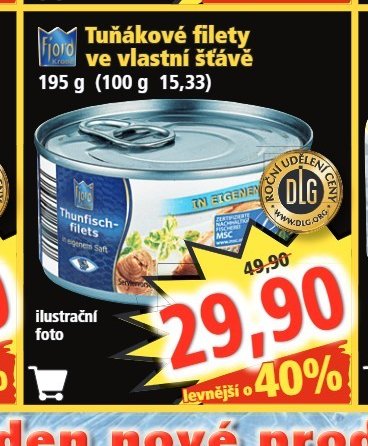 Tuňákové filety - Norma aktualniletaky.eu