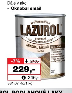 LAZUROL Oknobal základ