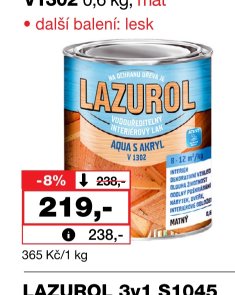 LAZUROL Aqua S Akryl V1302