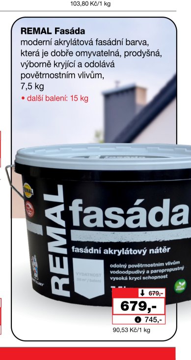 REMAL Fasáda 7,5 kg