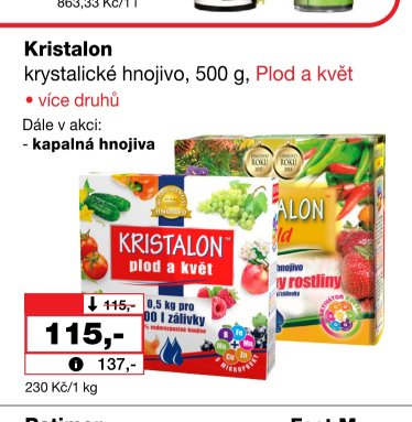 Kristalon krystalické hnojivo 500 g
