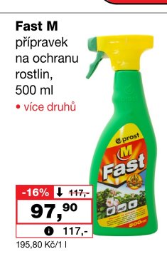 Fast M přípravek na ochranu rostlin 500 ml