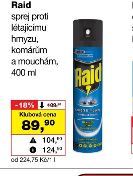 Raid sprej proti létajícímu hmyzu