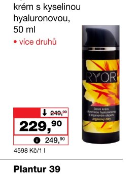 Ryor krém s kyselinou hyaluronovou