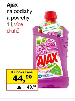 Ajax na podlahy a povrchy