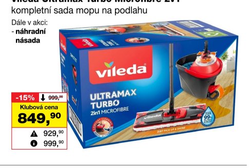 Vileda Ultramax Turbo Microfibre 2v1