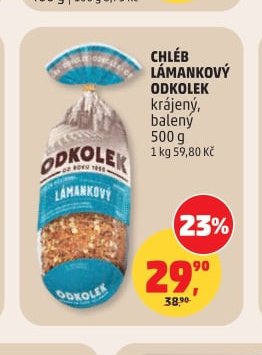 CHLÉB LÁMANKOVÝ ODKOLEK