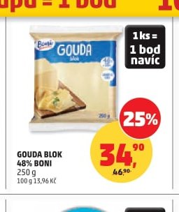 Gouda blok 48% Boni