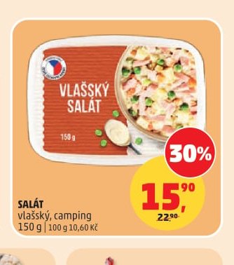 SALÁT vlašský, camping