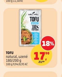 TOFU natural, uzené