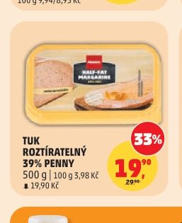 TUK ROZTÍRATELNÝ 39% PENNY