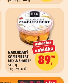 NAKLÁDANÝ CAMEMBERT MIX & SHARE