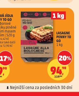 HOTOVÁ JÍDLA PENNY TO GO