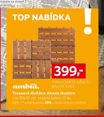 Terasová dlaždice Quattro