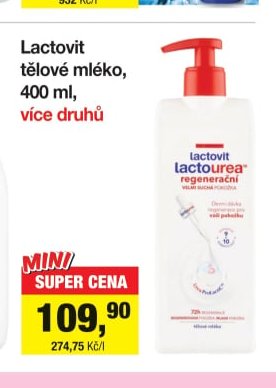 Lactovit tělové mléko 400 ml