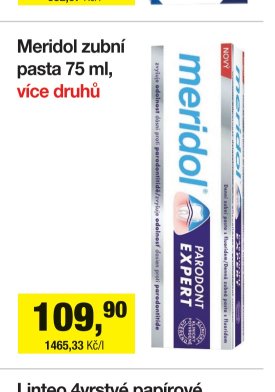 Meridol zubní pasta 75 ml, více druhů