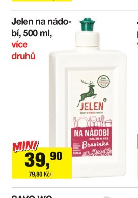 Jelen na nádobí, 500 ml, více druhů
