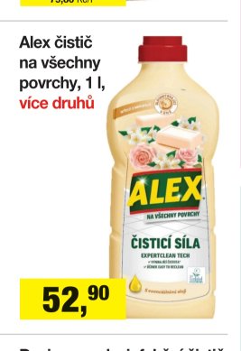 Alex čistič na všechny povrchy, 1 l, více druhů