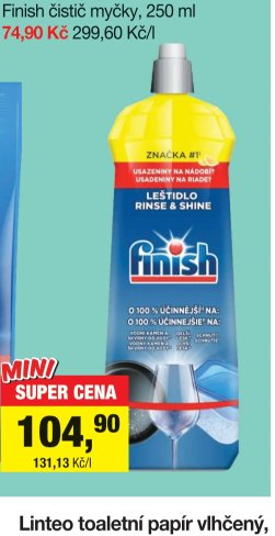 Finish Shine, leštidlo do myčky